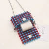 New Korean beaded pearl crossbody bag, French champy-style Baroque pearl handbag, red envelope accessory Application Scenario